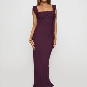 Lanai Maxi Dress Plum from princess polly